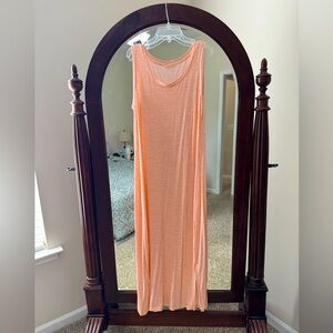 Land’s End Coral Floral Maxi Dress - Medium